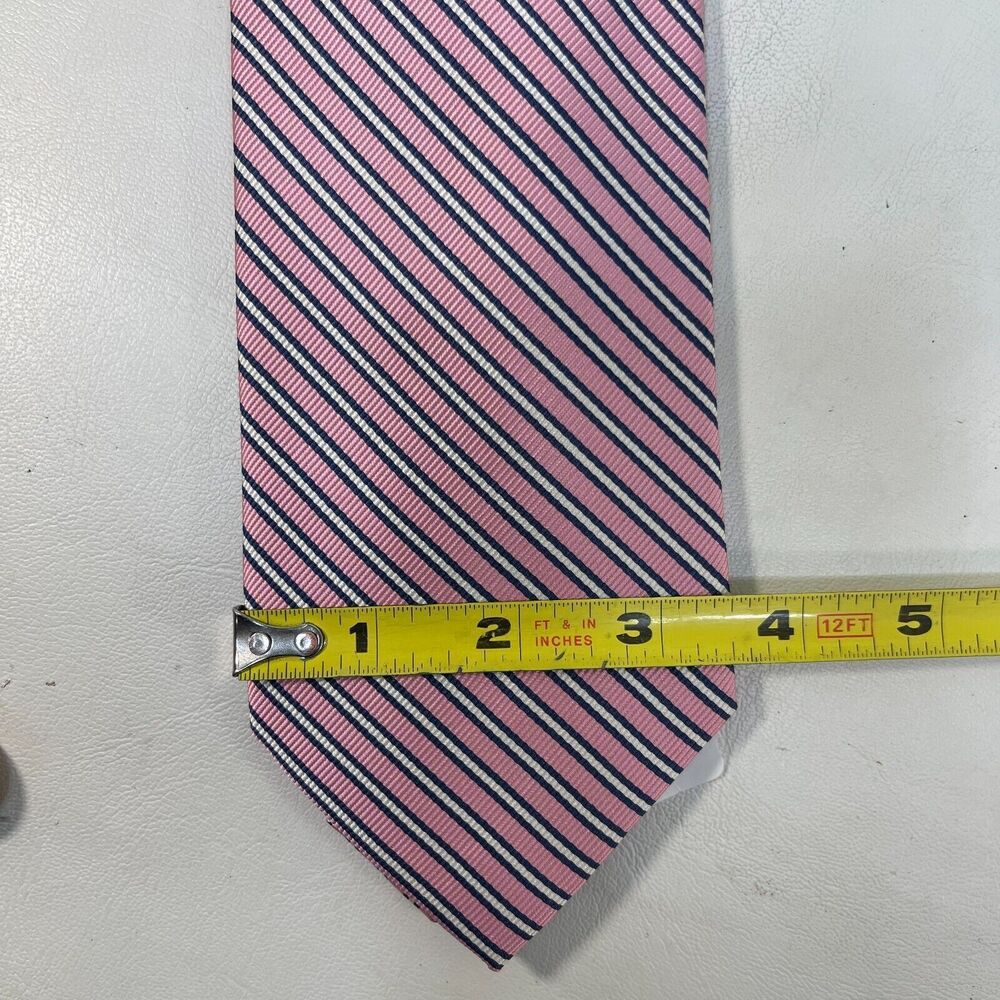 Jos.A.Bank Tie Executive Collection 100% SILK Men's Designer Pink Necktie - Picture 7 of 7
